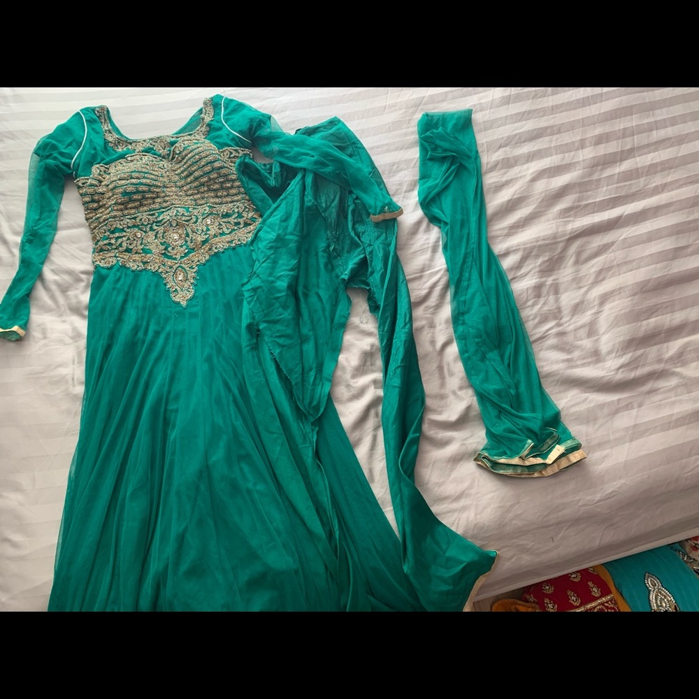 Anarkali with Pajami & Dupatta/Indian Formal dress